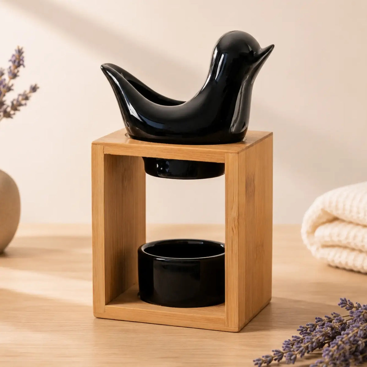 Brûle Parfum et Fondants de Cire Parfumée Birdy Noir